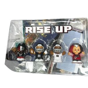 Nfl Atlanta Falcons Little People Rise Up Here We Go Fan Set Collector figures